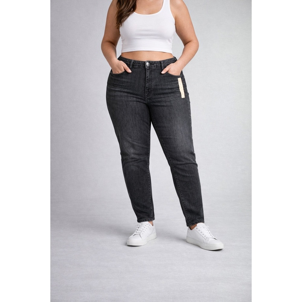 Universal Thread Womens High-Rise Skinny Jeans Black Dark Wash‎ 20W Regular NWT